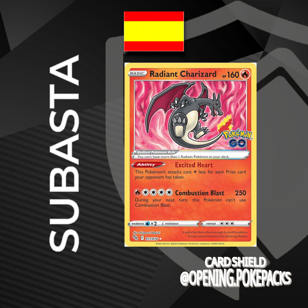 Charizard Radiante PGO 011