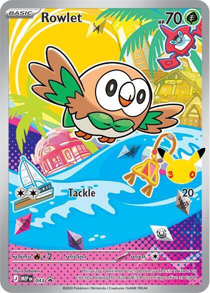 Rowlet 30 aniversario