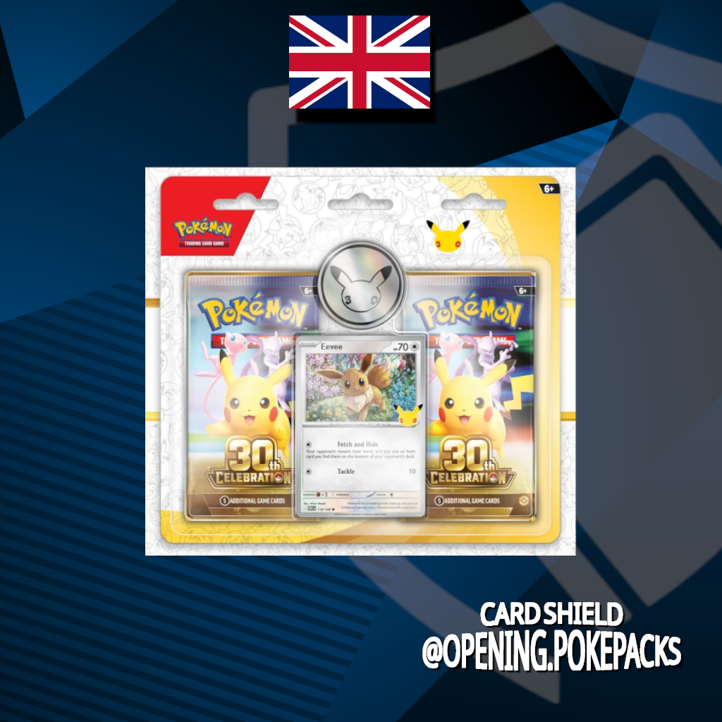 Blister Ingles 30th aniversario promo Eevee