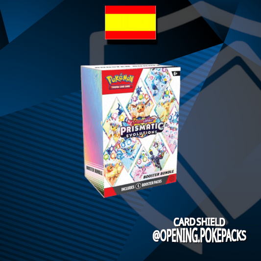 Booster Bundle de Evoluciones Prismaticas.