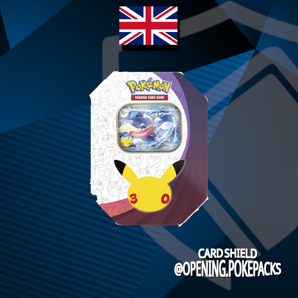 Lata 30th aniversario Ingles promo Greninja ex